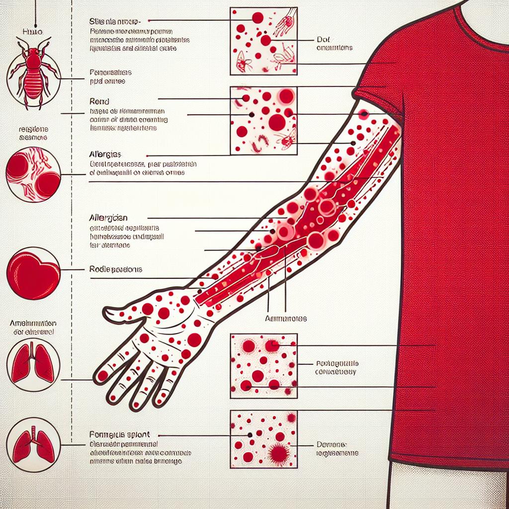 Červené fleky na pažích: Co znamenají?